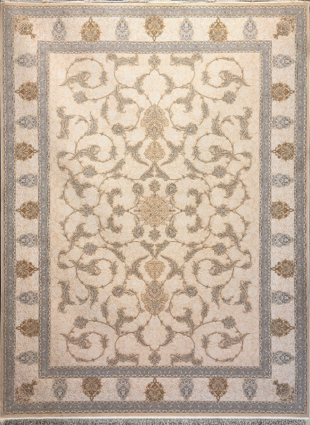 فرش گلشیفته 1200 شانه تراکم 3600 گل برجسته