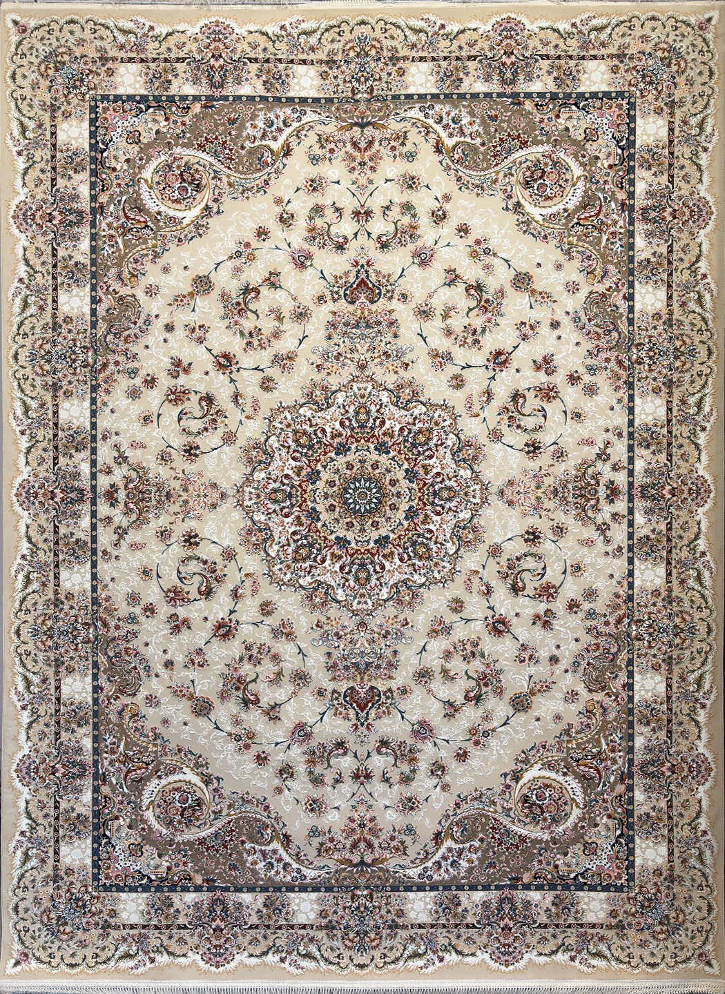 فرش لارا 1200 شانه تراکم 3600 گل برجسته