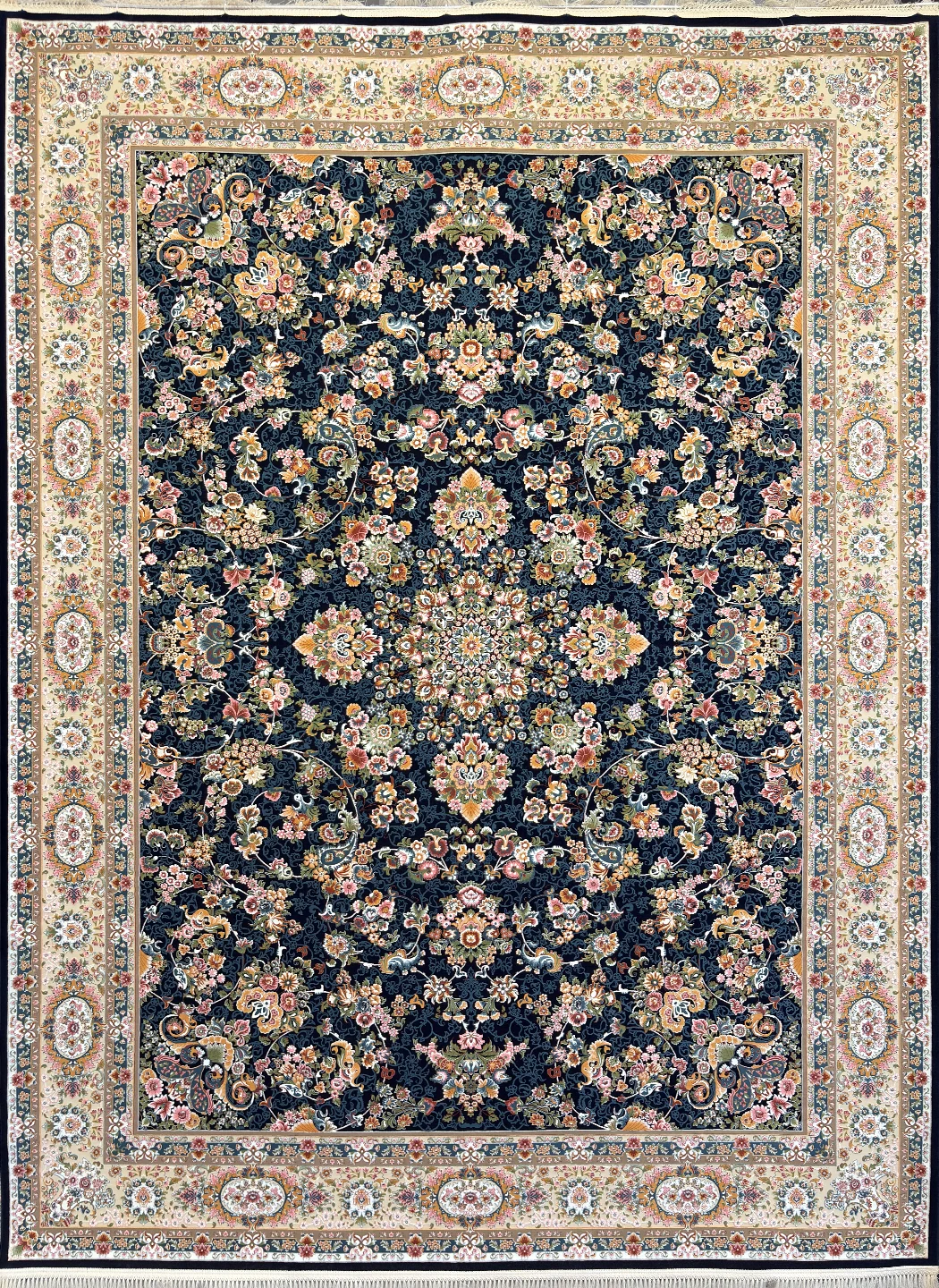 فرش رویا 1200 شانه تراکم 3600  گل برجسته