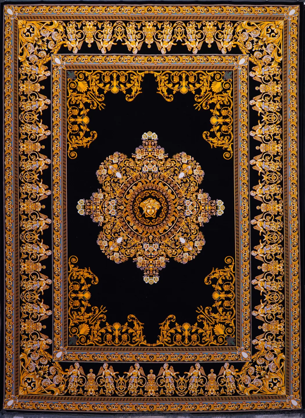 فرش ورساچه 2 1200 شانه تراکم 3600 کف ساده