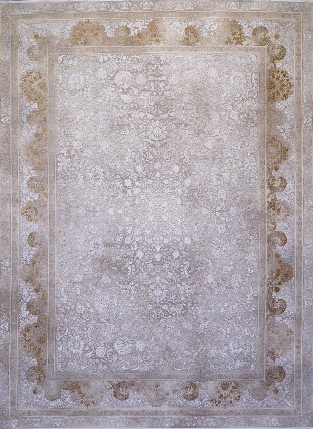 فرش کد742622 1200 شانه تراکم 3600 گل برجسته