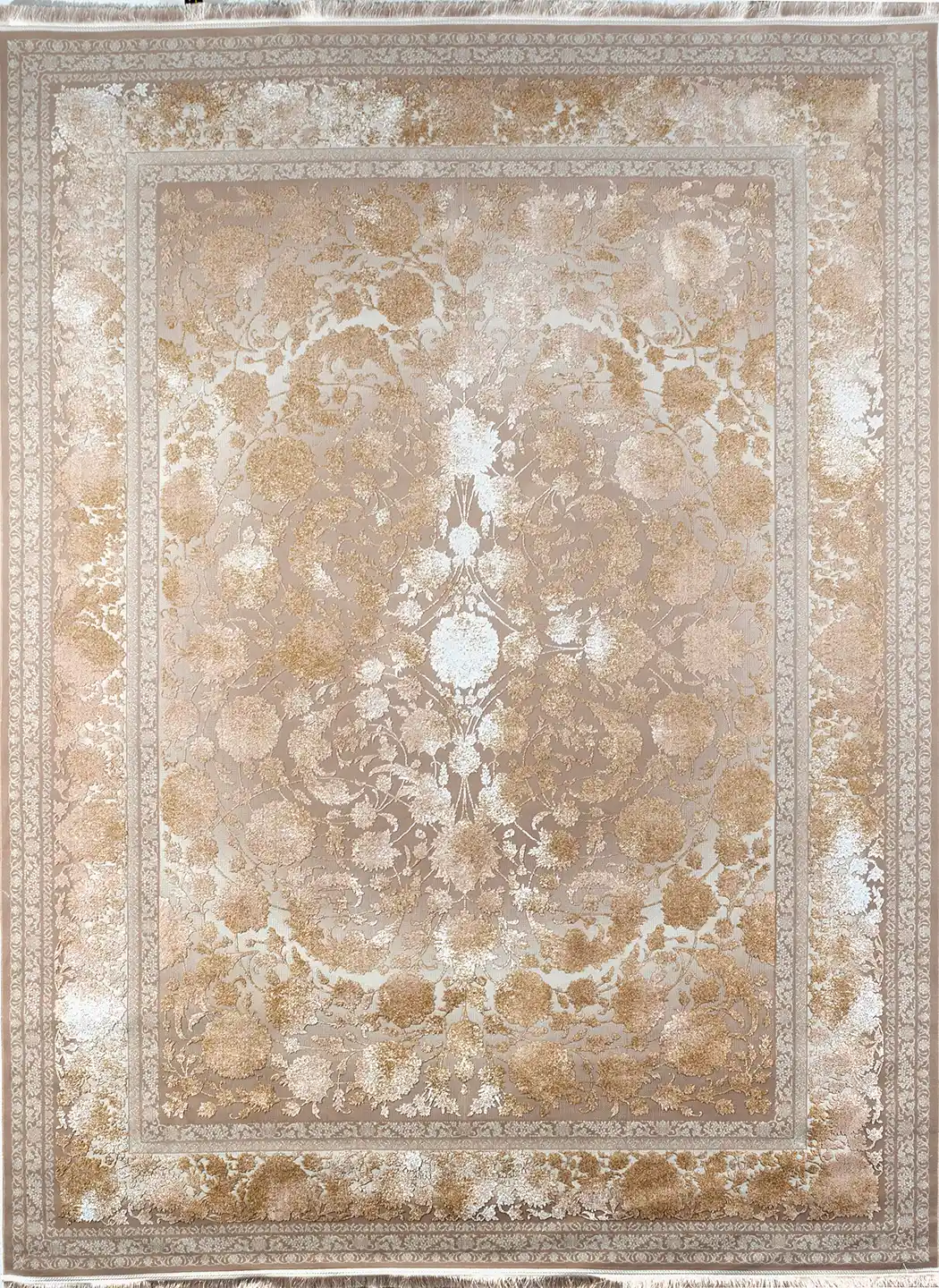 فرش کد 71017 700 شانه تراکم 2550 گل برجسته