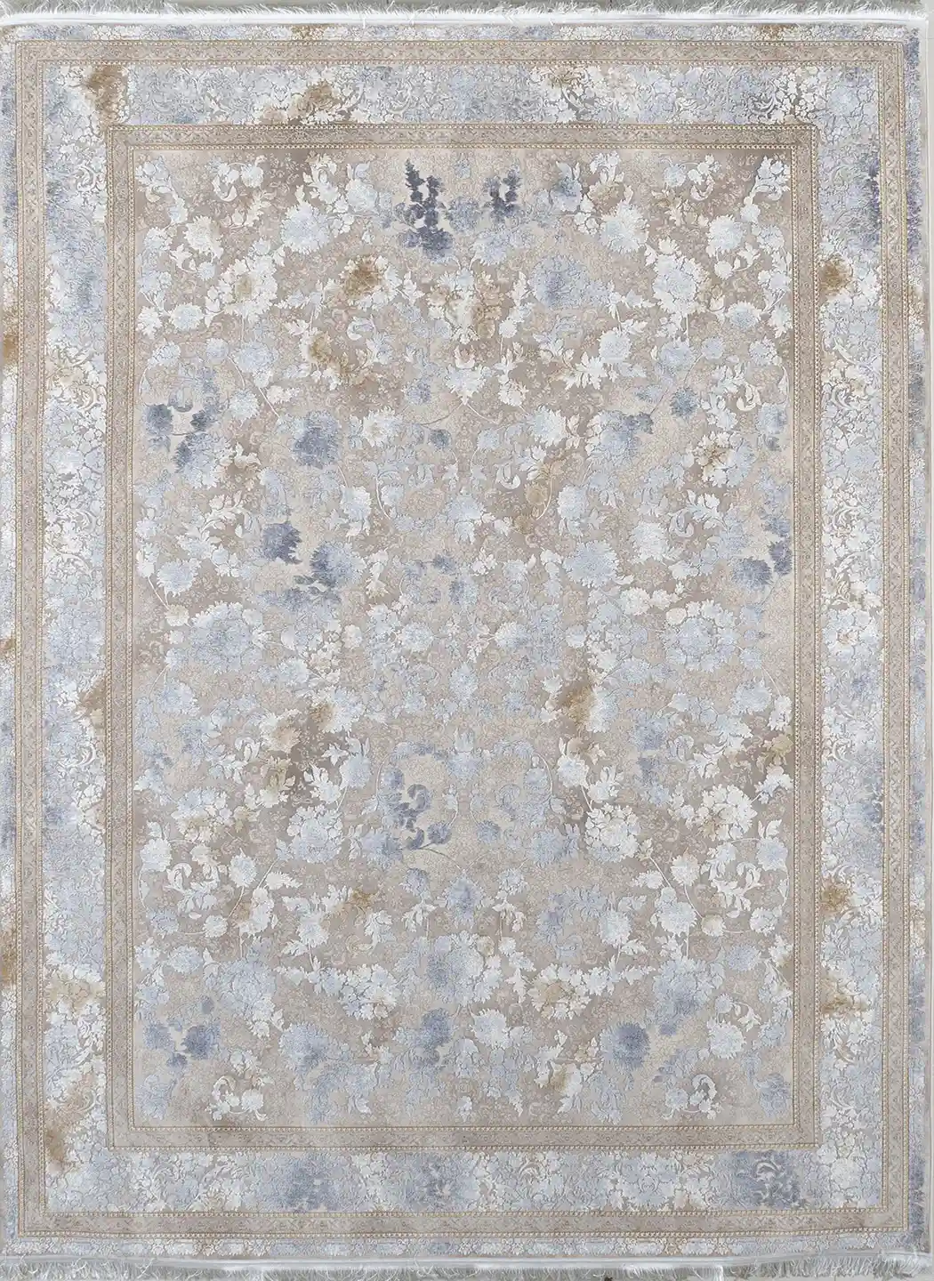 فرش کد 742022 1200 شانه تراکم 3600 گل برجسته