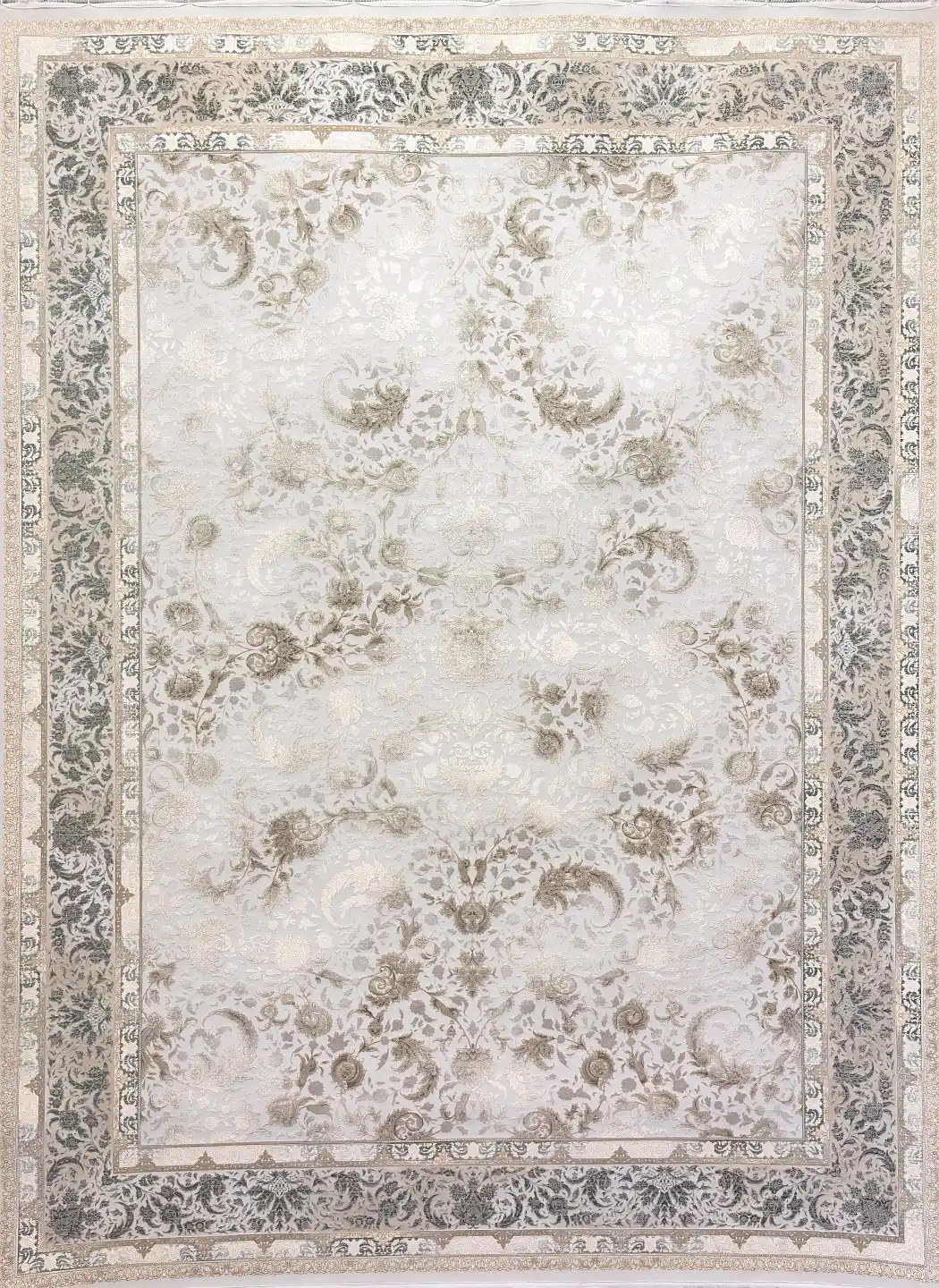 فرش کد 0020 1200 شانه تراکم 3600گل برجسته