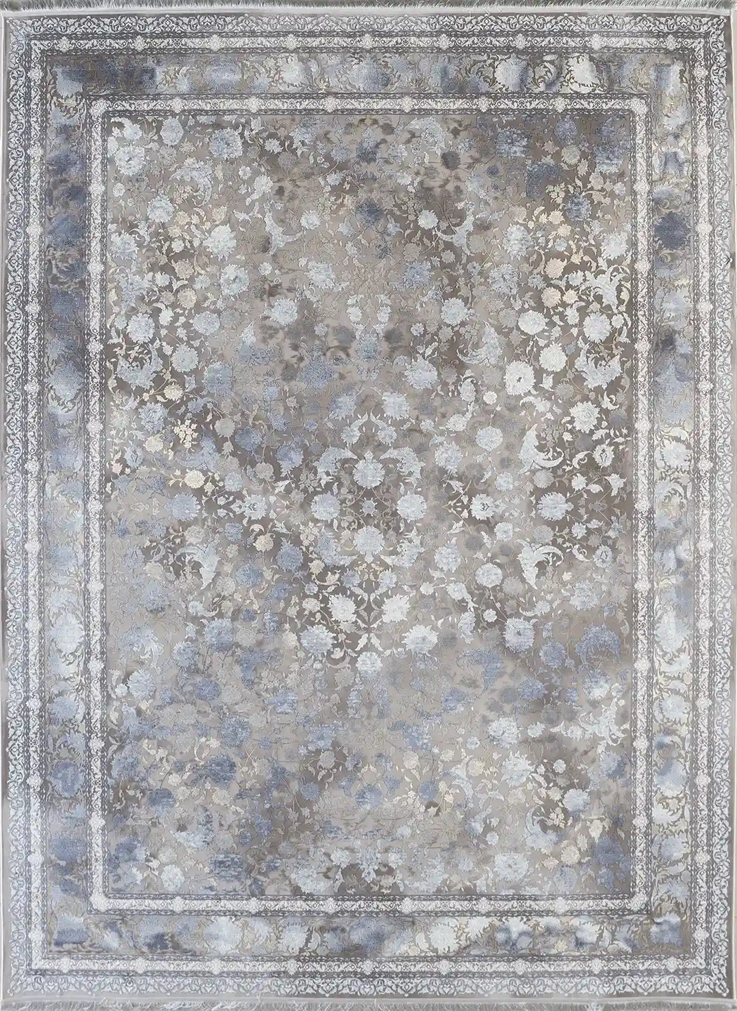 فرش کد 32046 1200 شانه تراکم 3600 گل برجسته