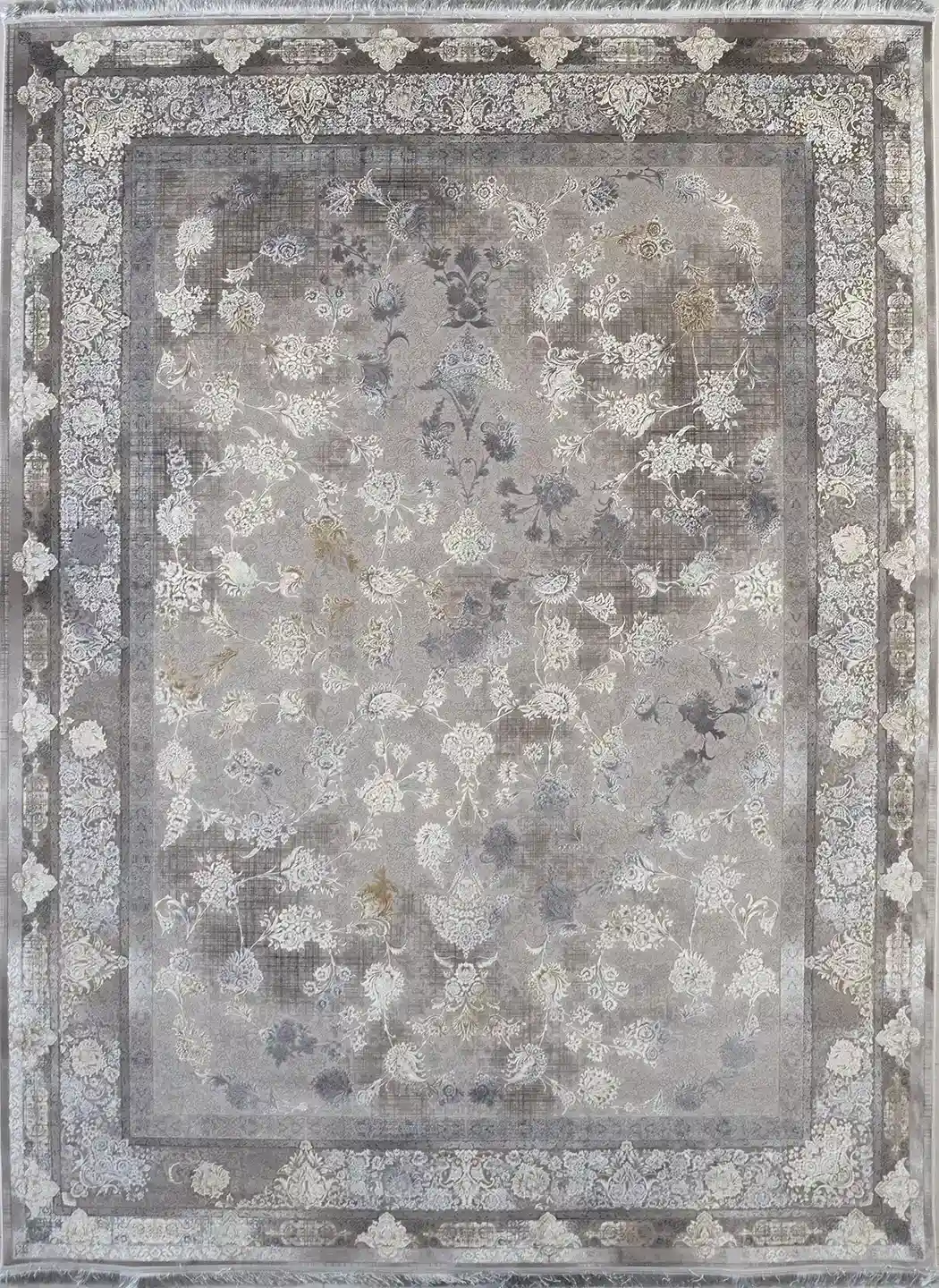 فرش کد 32021 1200 شانه تراکم 3600 گل برجسته