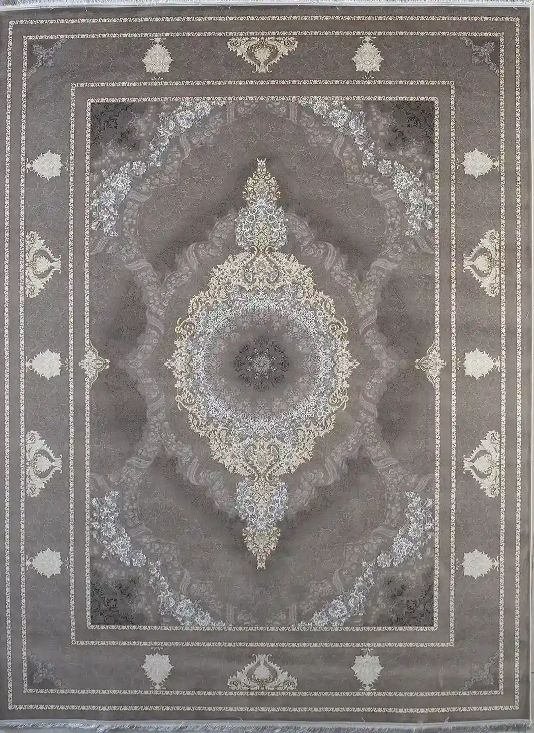 فرش کد 12859 1200 شانه تراکم 3600 گل برجسته