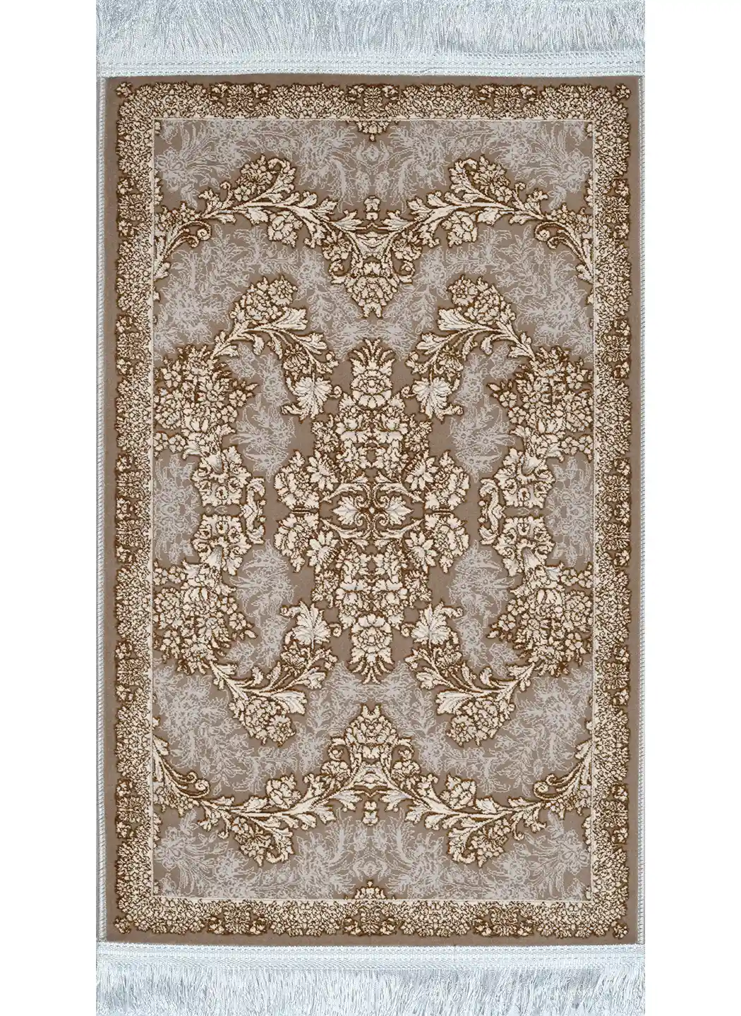 فرش پادری طلاکوب 1200 شانه تراکم  3600گل برجسته 