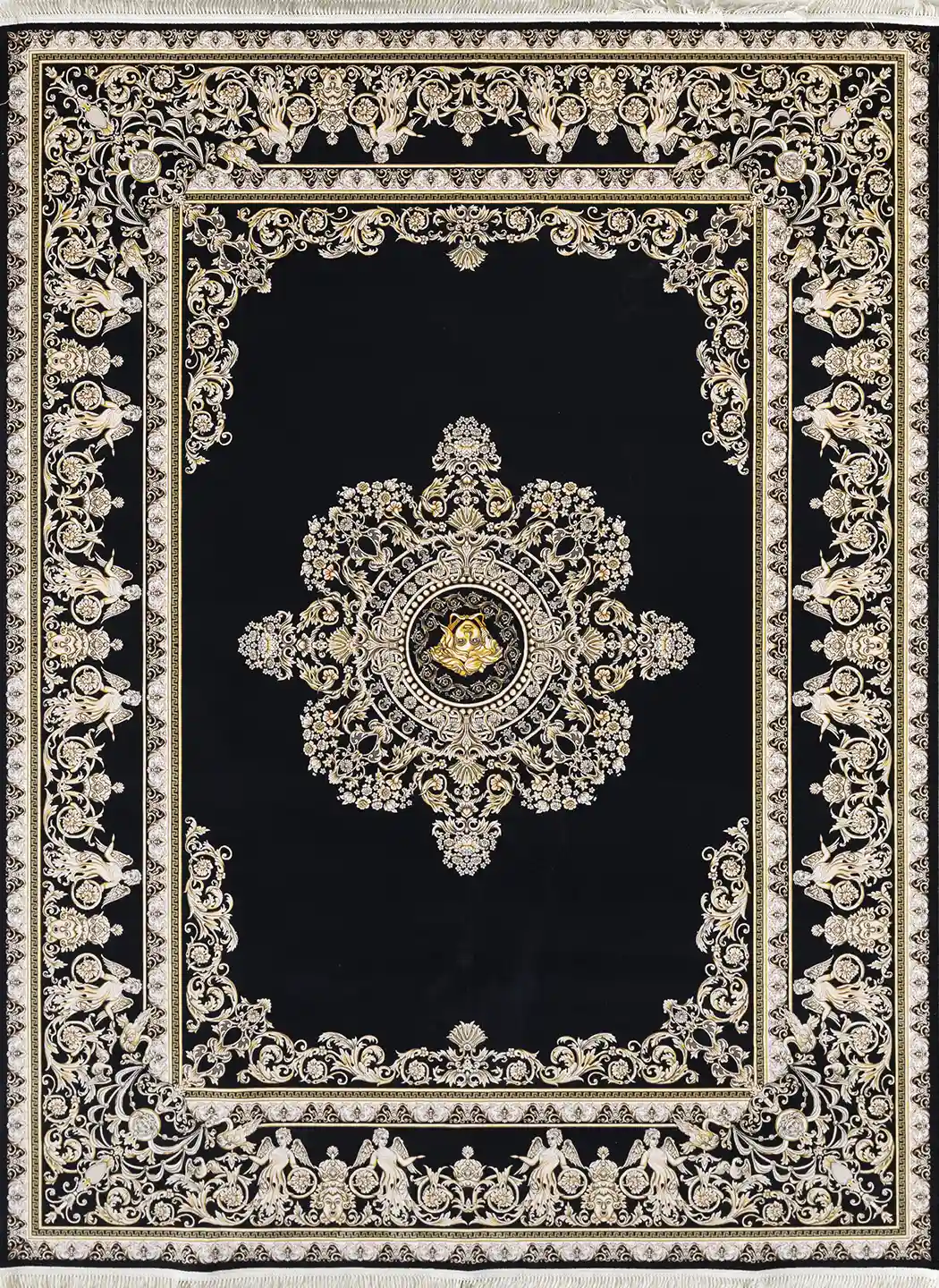 فرش ورساچه 1200 شانه تراکم 3600 کف ساده 