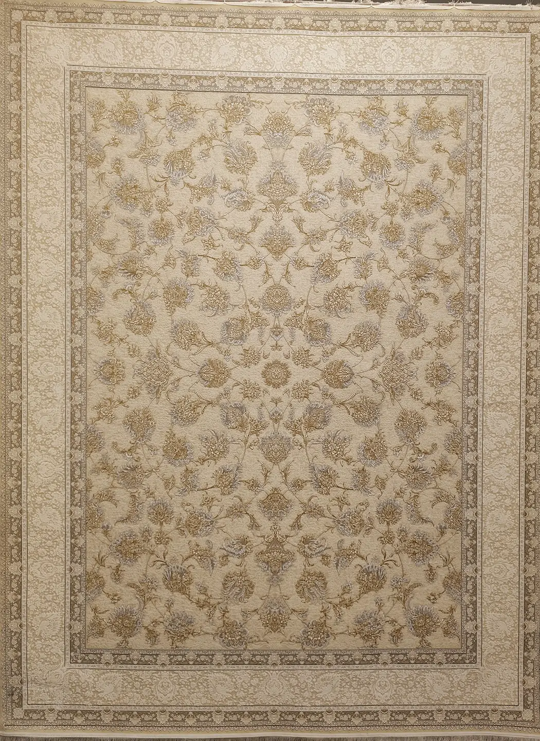 فرش کد 734112 1200 شانه تراکم 3600 گل برجسته