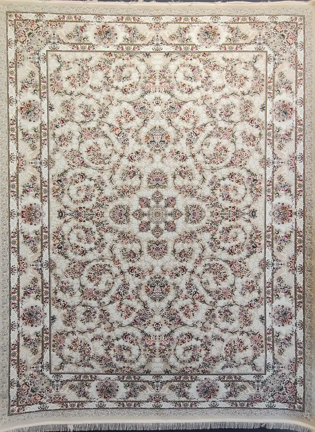 فرش ساغر 1200 شانه تراکم 3600 گل برجسته