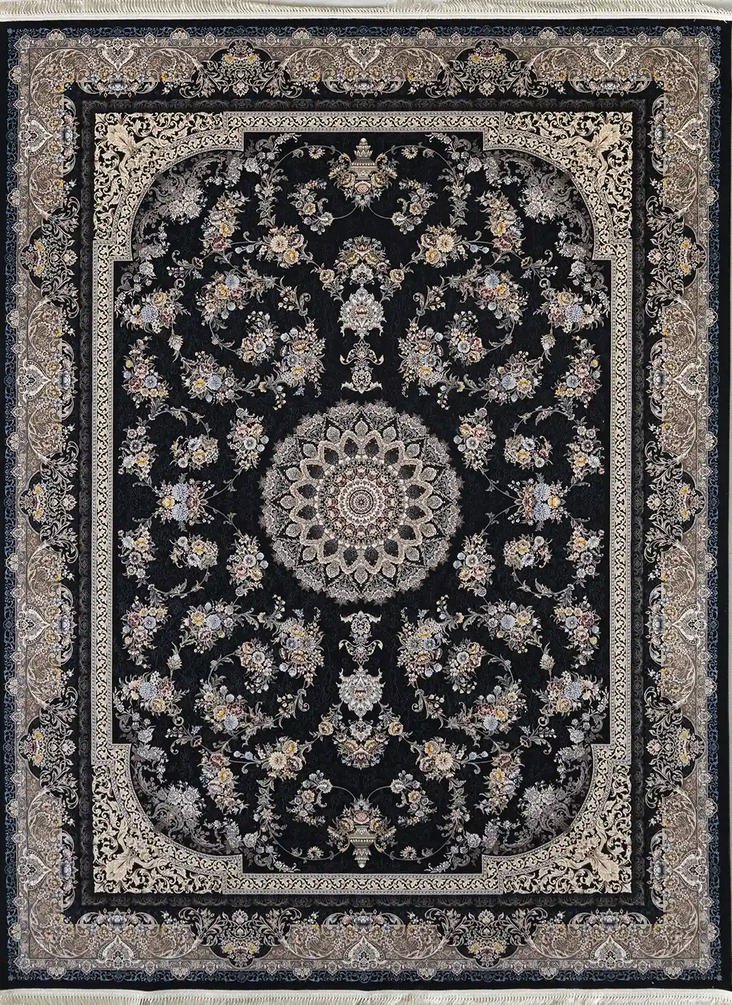 فرش مهتاب 1200 شانه تراکم 3600 کف ساده